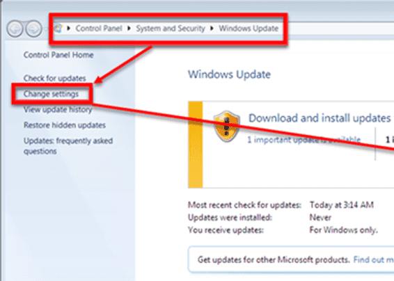 Do a Windows Update