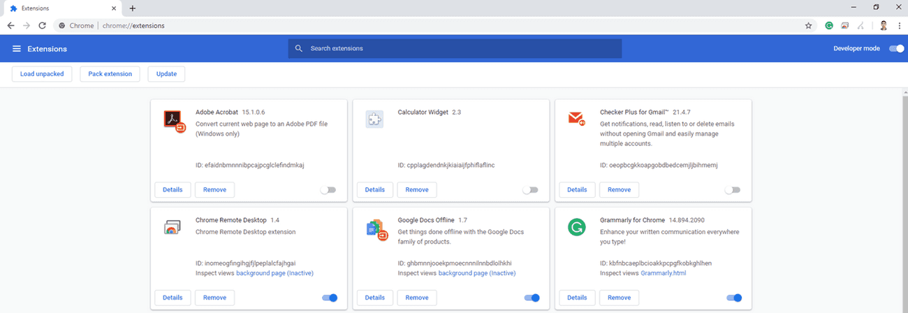 Disable or Remove third-party extension