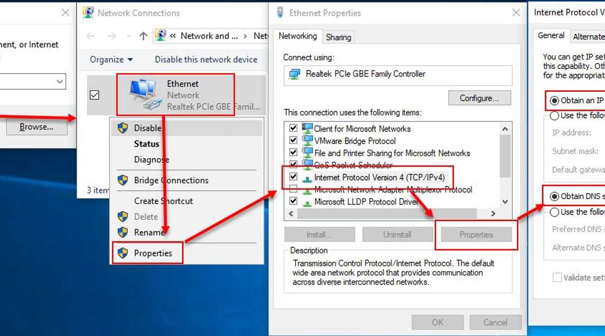 Set DNS Address to Automatic