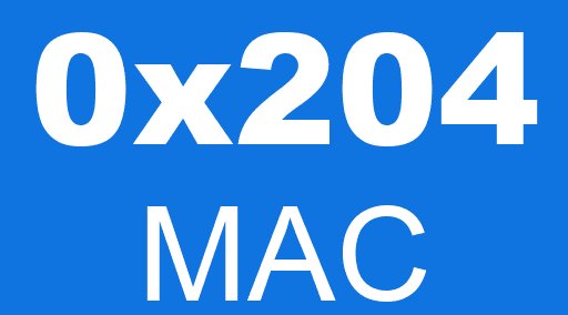 0x204 MAC