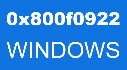 0x800f0922 WINDOWS