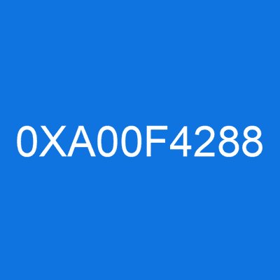 0XA00F4288