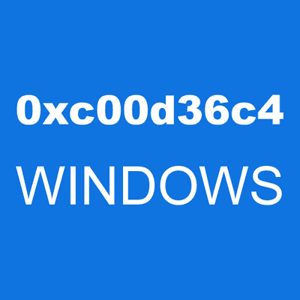 0xc00d36c4 is an error code that occurs when a problem prevents Windows Media Player from playing a file