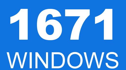 1671 WINDOWS