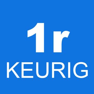 The 1r code on a Keurig coffee maker indicates that the water reservoir is empty and needs to be refilled