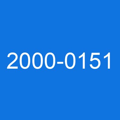 2000-0151