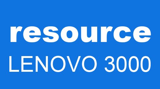 resource LENOVO 3000