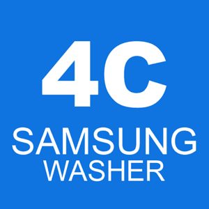4c code on samsung washer is a door lock error code