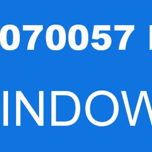The 80070057 error code is a Windows update error that occurs when the system is unable to install updates