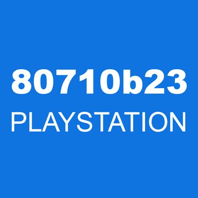 80710b23 PLAYSTATION