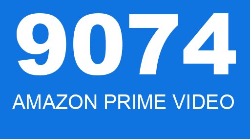 9074 AMAZON PRIME VIDEO