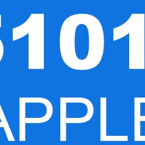 Apple error code 5101f is usually caused by a corrupt or damaged system file