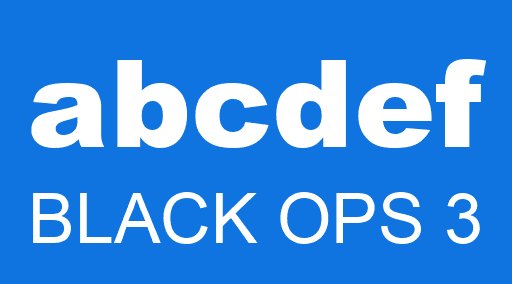 abcdef BLACK OPS 3