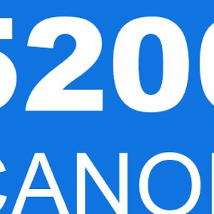 The Canon support code 5200 indicates that there is an issue with the printer's ink cartridges