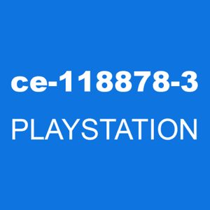 CE-118878-3 is an error code that can be displayed on the Sony PlayStation 4 when trying to start up a game or application