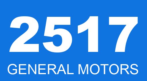 2517 GENERAL MOTORS