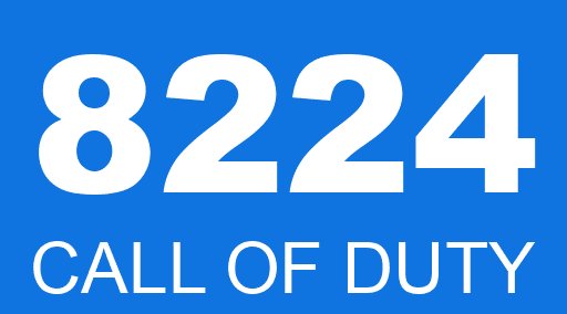 8224 CALL OF DUTY