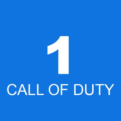 1 CALL OF DUTY