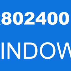 The code 0x8024001e is a Windows Update error code