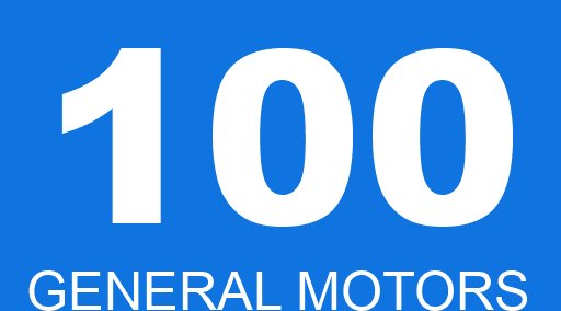 100 GENERAL MOTORS