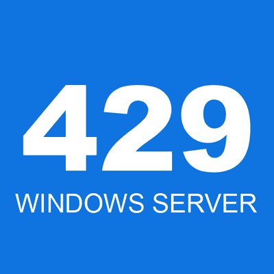429 WINDOWS SERVER