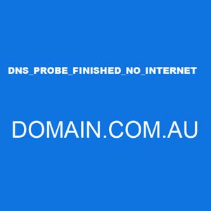 The dns_probe_finished_no_internet error code indicates that the Domain Name System (DNS) could not be reached