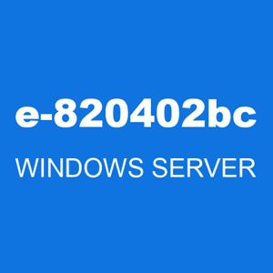 E-820402bc is an error code that occurs when you are trying to connect to a certain website or server