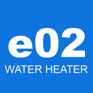 The e02 error code on a water heater indicates that the water heater has been filled with too much water