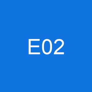 Error code E02 on a Whirlpool washer indicates that the washer is not draining properly