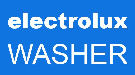 electrolux WASHER