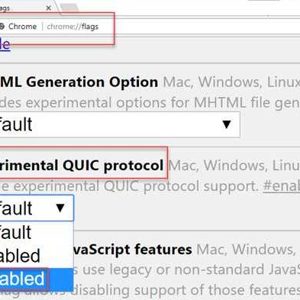 Disable Experimental QUIC protocol