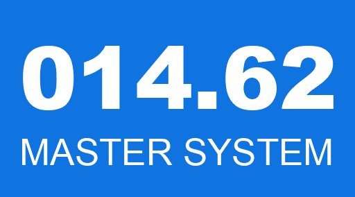 014.62 MASTER SYSTEM