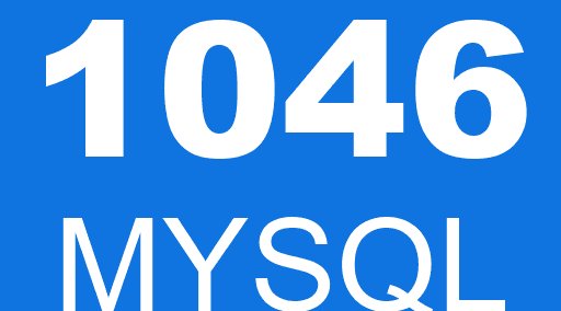 1046 MYSQL