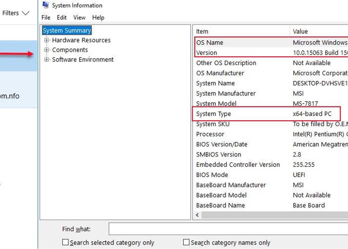 Check Windows Version