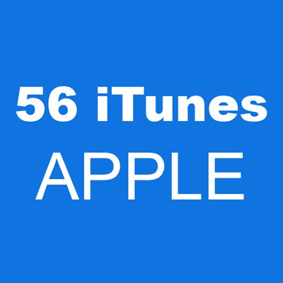 56 iTunes APPLE