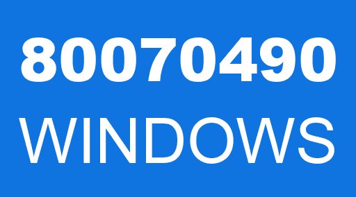 80070490 WINDOWS