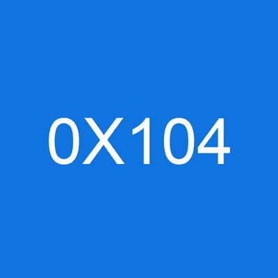 0X104