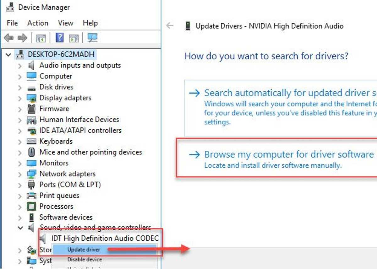 Reinstall Audio Driver
