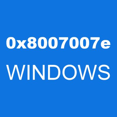0x8007007e WINDOWS