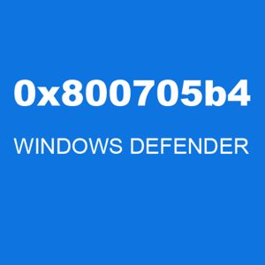 When starting Windows Defender, error code 0x800705b4 typically indicates that the service is not enabled
