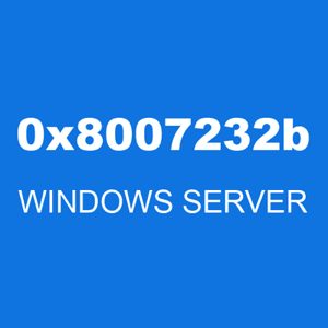 The error code 0x8007232b is a Windows activation error