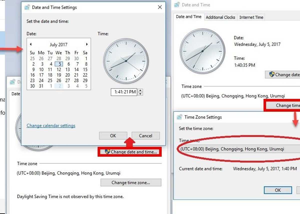 Configure Date and Time