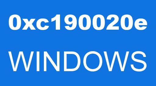 0xc190020e WINDOWS