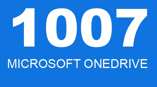 1007 MICROSOFT ONEDRIVE
