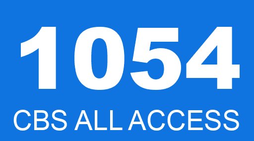 1054 CBS ALL ACCESS