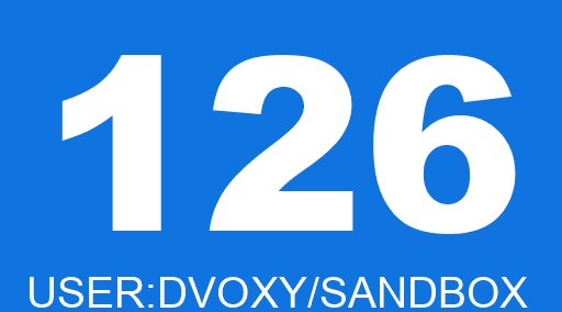 126 USER:DVOXY/SANDBOX