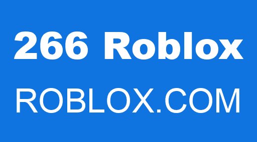 266 Roblox ROBLOX.COM