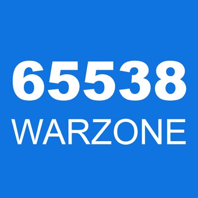 65538 WARZONE