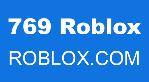769 Roblox ROBLOX.COM