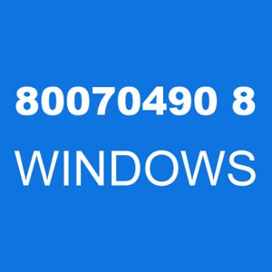 Error code 80070490 is a Windows 8 error code that typically occurs when a user is trying to install or update a Windows 8 app